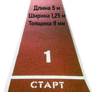 Купить Дорожка для разбега 5 м х 1,25 м. Толщина 8 мм в Кемерове 