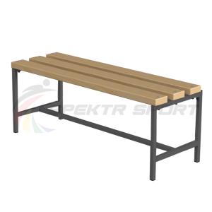 Купить Скамейка для раздевалок без спинки (цельная) 1000 мм в Кемерове 