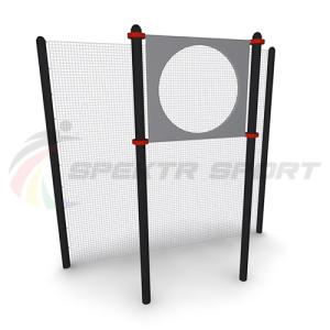 Купить Мишень на стойках круглая для выполнения испытания Метание теннисного мяча в цель (дист 6 м), сталь в Кемерове 