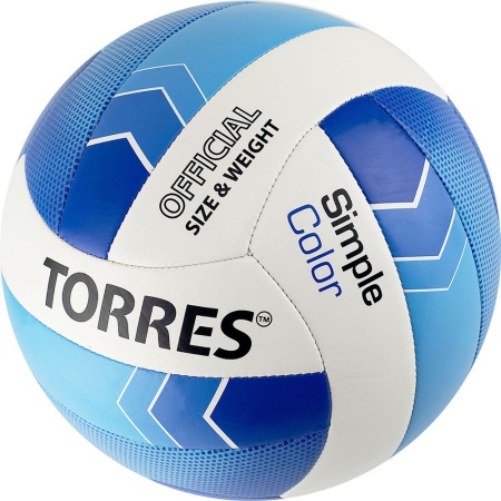 Купить Мяч волейбольный Torres Simple Color любительский р.5 в Кемерове 